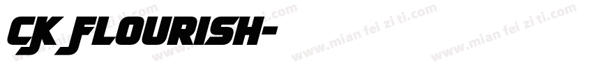 CK Flourish字体转换